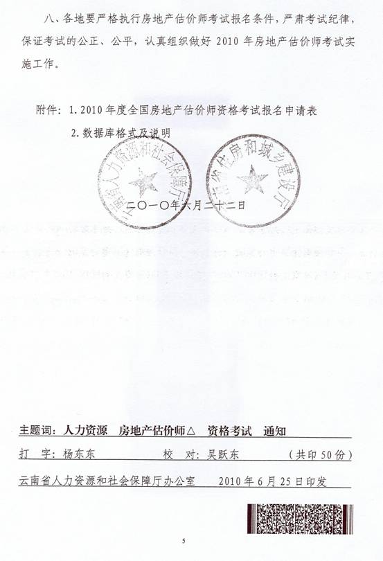 關(guān)于2010年度房地產(chǎn)估價(jià)師執(zhí)業(yè)資格考試有關(guān)問(wèn)題的通知