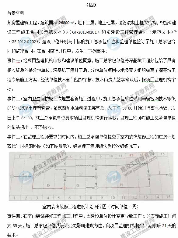 【老師解析】2015年二級建造師建筑實務(wù)試題及答案