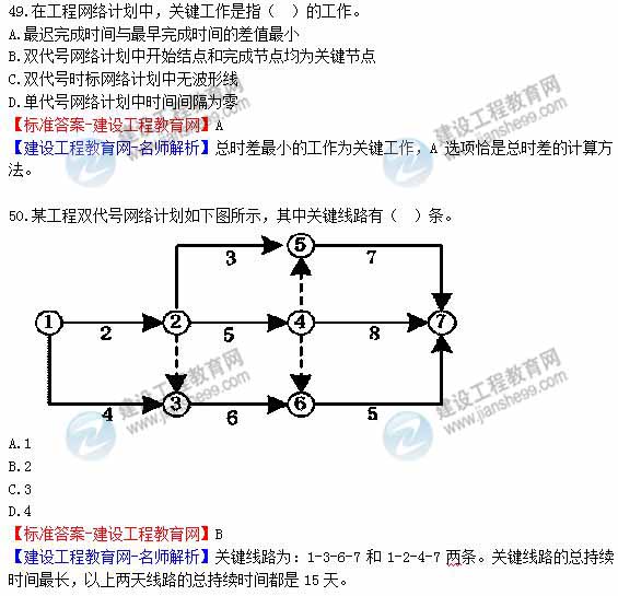 2012年造價工程師《理論與法規(guī)》試題及詳細(xì)答案解析（5）