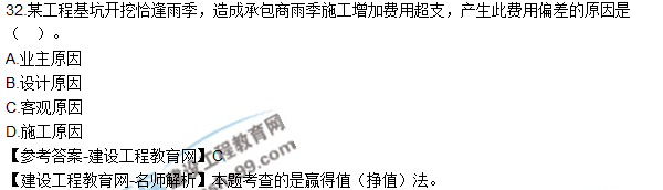 2017年二建《建設工程施工管理》試題及答案解析（31-40）