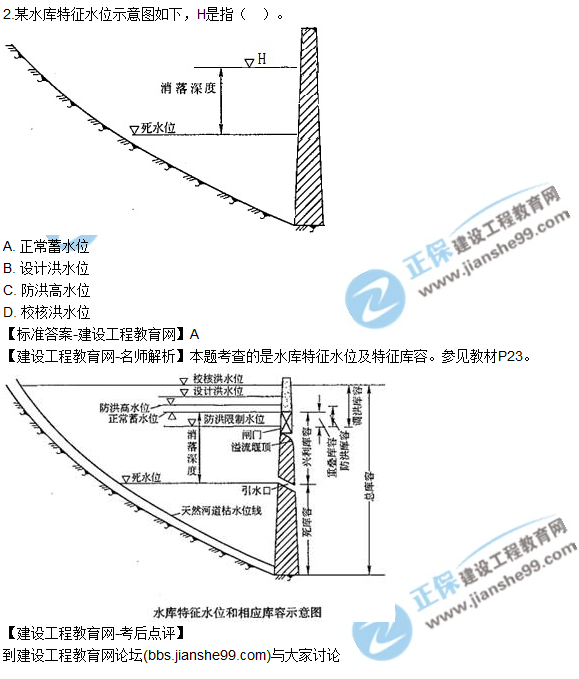 2017一級建造師《水利實(shí)務(wù)》試題及答案（1-10）